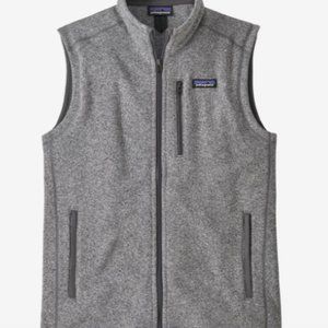 patagonia mens better sweater vest - mens M - stonewash